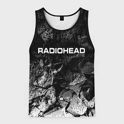 Майка-безрукавка мужская Radiohead black graphite, цвет: 3D-черный