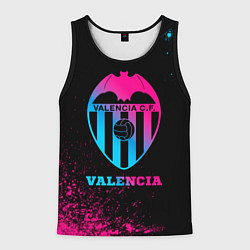 Майка-безрукавка мужская Valencia - neon gradient, цвет: 3D-черный