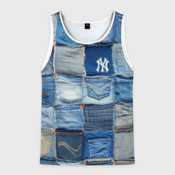 Мужская майка без рукавов Patchwork - New York yankees baseball team