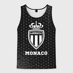Майка-безрукавка мужская Monaco sport на темном фоне, цвет: 3D-черный