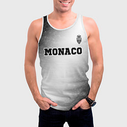 Майка-безрукавка мужская Monaco sport на светлом фоне посередине, цвет: 3D-белый — фото 2