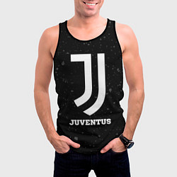 Майка-безрукавка мужская Juventus sport на темном фоне, цвет: 3D-черный — фото 2