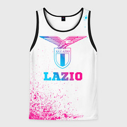 Майка-безрукавка мужская Lazio neon gradient style, цвет: 3D-черный