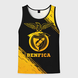 Мужская майка без рукавов Benfica - gold gradient