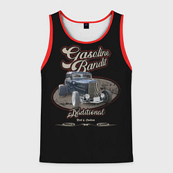 Майка-безрукавка мужская Gasoline bandit, цвет: 3D-красный