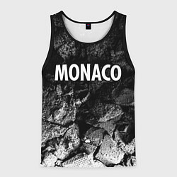 Майка-безрукавка мужская Monaco black graphite, цвет: 3D-черный