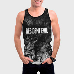 Майка-безрукавка мужская Resident Evil black graphite, цвет: 3D-черный — фото 2