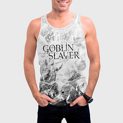 Майка-безрукавка мужская Goblin Slayer white graphite, цвет: 3D-белый — фото 2