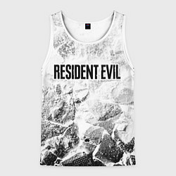 Майка-безрукавка мужская Resident Evil white graphite, цвет: 3D-белый