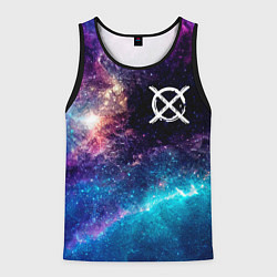 Майка-безрукавка мужская CreepyPasta space anime, цвет: 3D-черный