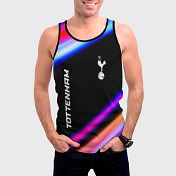 Майка-безрукавка мужская Tottenham speed game lights, цвет: 3D-черный — фото 2