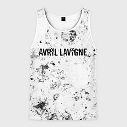 Майка-безрукавка мужская Avril Lavigne dirty ice, цвет: 3D-белый