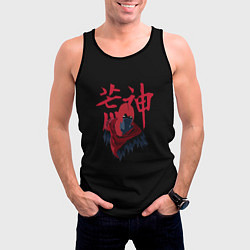 Майка-безрукавка мужская Aragami logo ninja, цвет: 3D-черный — фото 2