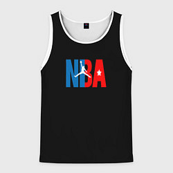 Майка-безрукавка мужская NBA sport, цвет: 3D-белый