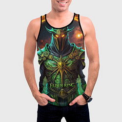 Майка-безрукавка мужская Elden Ring персонаж темный рыцарь, цвет: 3D-черный — фото 2