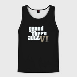 Майка-безрукавка мужская GTA 6 game, цвет: 3D-черный