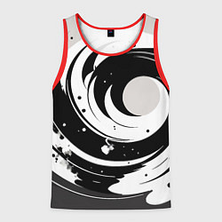 Майка-безрукавка мужская Экспрессивная абстракция - нейроарт, цвет: 3D-красный