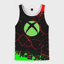 Майка-безрукавка мужская Xbox game studio, цвет: 3D-белый