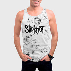 Майка-безрукавка мужская Slipknot dirty ice, цвет: 3D-белый — фото 2