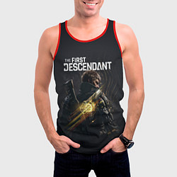 Майка-безрукавка мужская The First Descendant, цвет: 3D-красный — фото 2