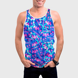 Майка-безрукавка мужская Marshmello comstock star, цвет: 3D-белый — фото 2