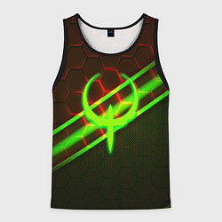 Майка-безрукавка мужская Квейк броня палача, цвет: 3D-черный
