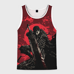 Майка-безрукавка мужская Берсерк с большим мечом, цвет: 3D-белый