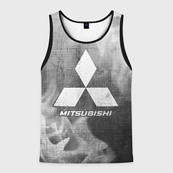 Майка-безрукавка мужская Mitsubishi - grey gradient, цвет: 3D-черный
