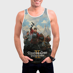 Майка-безрукавка мужская Битва Kingdom come deliverence 2, цвет: 3D-белый — фото 2