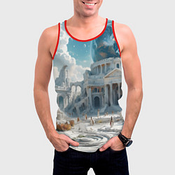 Майка-безрукавка мужская Фантастическая античность, цвет: 3D-красный — фото 2