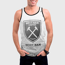 Майка-безрукавка мужская West Ham - white gradient, цвет: 3D-черный — фото 2