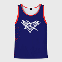 Майка-безрукавка мужская Velial squad текстура, цвет: 3D-красный