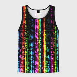 Майка-безрукавка мужская Marshmello градиент, цвет: 3D-черный