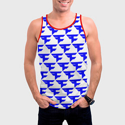 Майка-безрукавка мужская Faze clan team, цвет: 3D-красный — фото 2