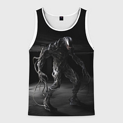 Майка-безрукавка мужская Веном в подвале, цвет: 3D-белый