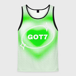 Майка-безрукавка мужская Got7 сердце, цвет: 3D-черный