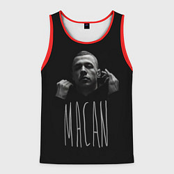 Майка-безрукавка мужская Rap - Macan, цвет: 3D-красный
