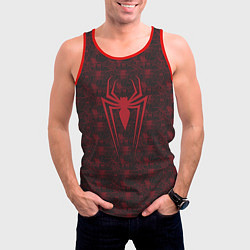 Майка-безрукавка мужская Spider-Man logo, цвет: 3D-красный — фото 2