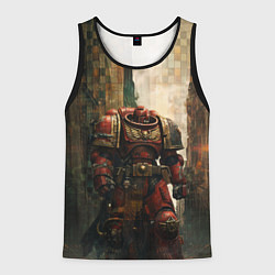 Майка-безрукавка мужская Космодесантник из ордена, цвет: 3D-черный