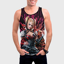 Майка-безрукавка мужская Harley Quinn, цвет: 3D-черный — фото 2
