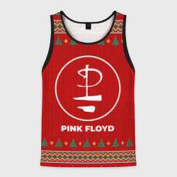 Майка-безрукавка мужская Pink Floyd new year, цвет: 3D-черный