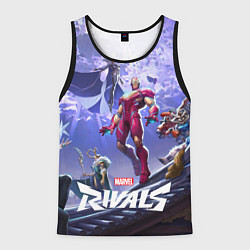 Майка-безрукавка мужская Герои Marvel rivals, цвет: 3D-черный