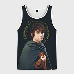 Майка-безрукавка мужская Фродо - Властелин колец, цвет: 3D-белый