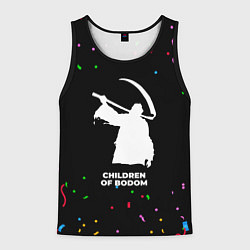 Майка-безрукавка мужская Children of Bodom конфети, цвет: 3D-черный