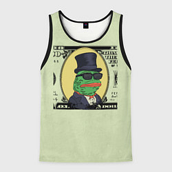 Мужская майка без рукавов Pepe is the main cryptocurrency