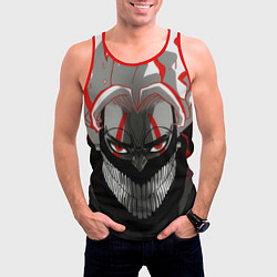 Майка-безрукавка мужская Dandadan: Okarun, цвет: 3D-красный — фото 2