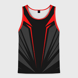 Майка-безрукавка мужская Sport uniform - red, цвет: 3D-красный