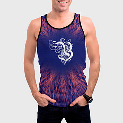 Майка-безрукавка мужская Burzum red energy, цвет: 3D-черный — фото 2