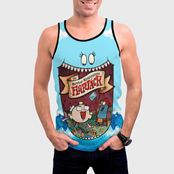 Майка-безрукавка мужская The marvelous misadventures of Flapjack, цвет: 3D-черный — фото 2