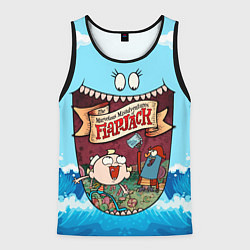 Майка-безрукавка мужская The marvelous misadventures of Flapjack, цвет: 3D-черный